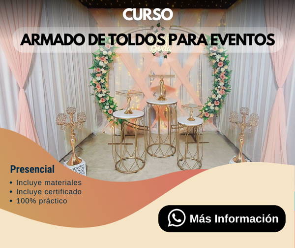 Banner - Curso de Armado de Toldos para Eventos Sociales