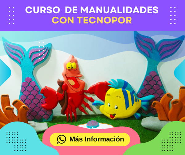 Banner - Curso de Manualidades y Tallado con Tecnopor