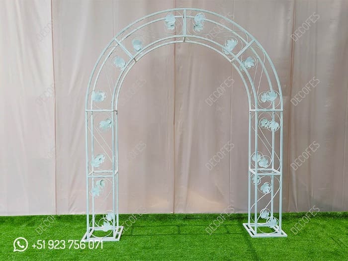 Mobiliario para Eventos - Arco floral para os noivos - DECOFES E.I.R.L