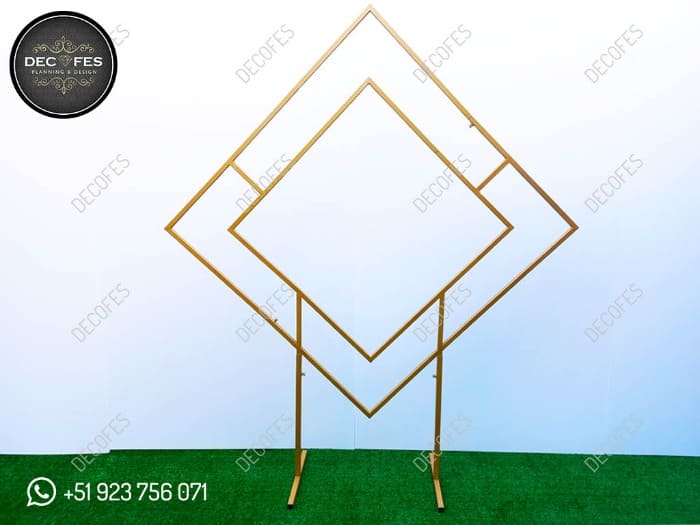 Mobiliario para Eventos - Backdrop Rhombus - DECOFES E.I.R.L