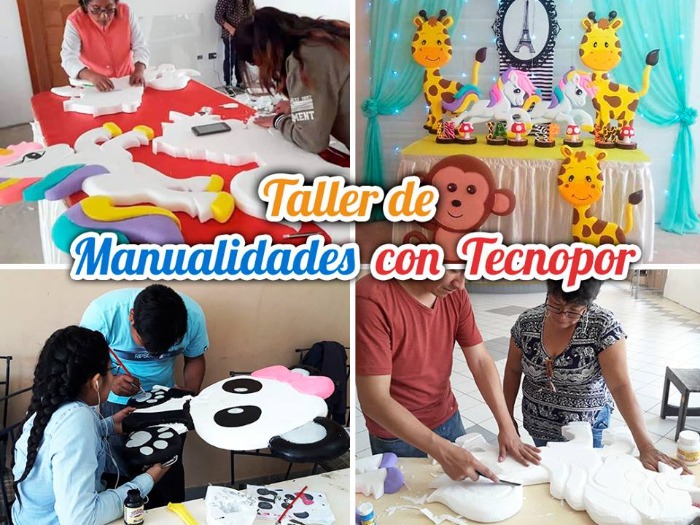 Mobiliario para Eventos - Curso de Talha e Artesanato com Tecnopor - programa de 1 mês - DECOFES E.I.R.L