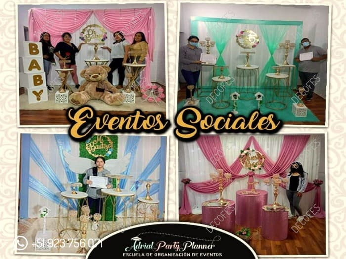 Mobiliario para Eventos - Course in Decoration with Fabrics - DECOFES E.I.R.L