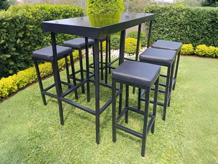 Mobiliario para Eventos - Black Bar X6 table - DECOFES E.I.R.L