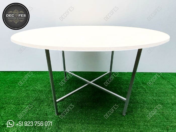 Mobiliario para Eventos - Runder Tisch 150 cm für Veranstaltungen - DECOFES E.I.R.L
