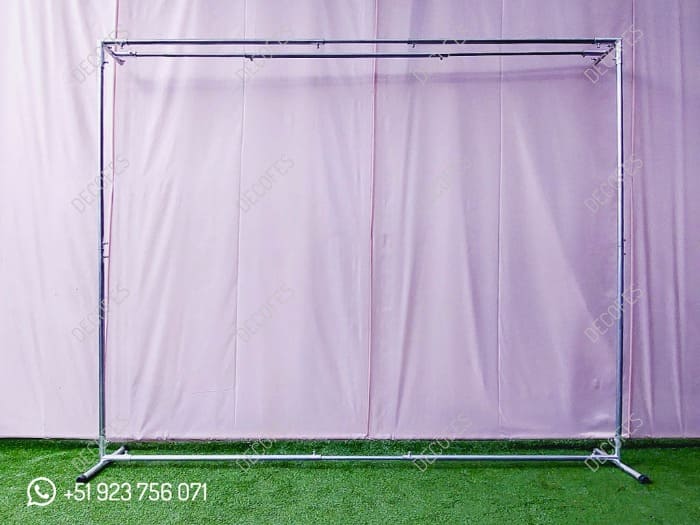 Mobiliario para Eventos - 3x3 Panel + Curtain Rod - DECOFES E.I.R.L