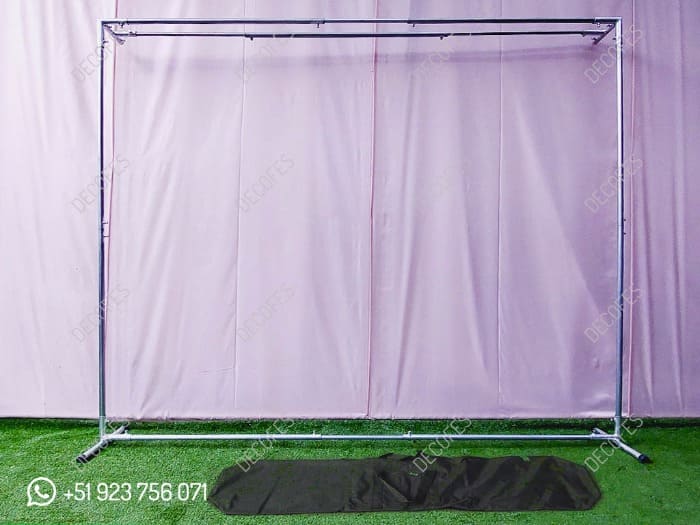 Mobiliario para Eventos - 3x4 Panel + Backpack + Curtain Rod - DECOFES E.I.R.L