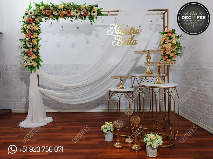 Mobiliario para Eventos - Oficina de decoração de casamento - DECOFES E.I.R.L