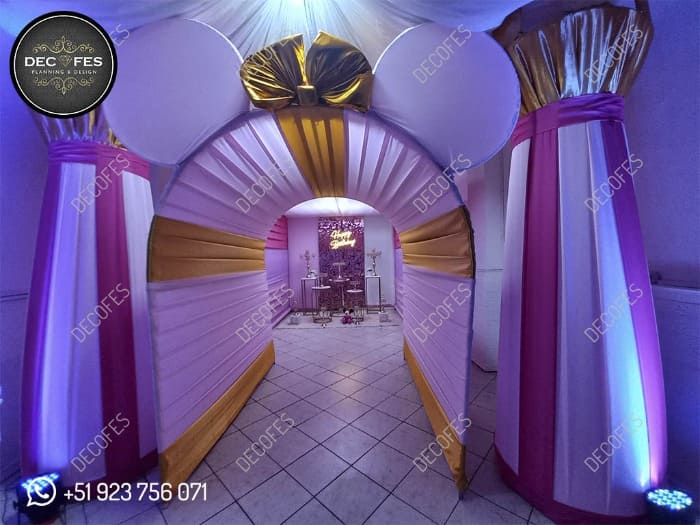 Mobiliario para Eventos - Túnel de entrada do Mickey - DECOFES E.I.R.L