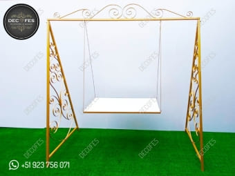 metal structures decorative swing