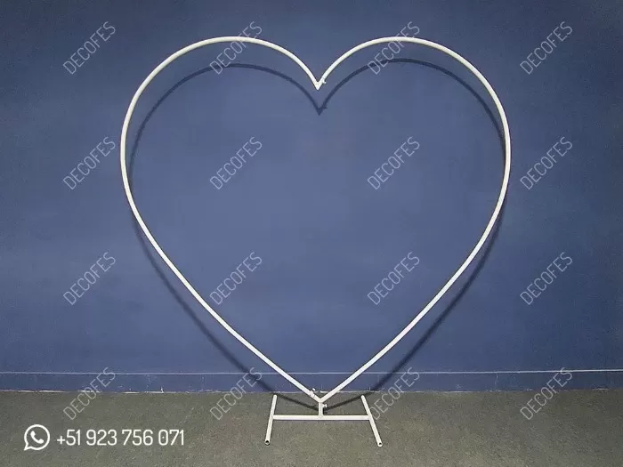 Estructura para Eventos Aro Corazón Simple