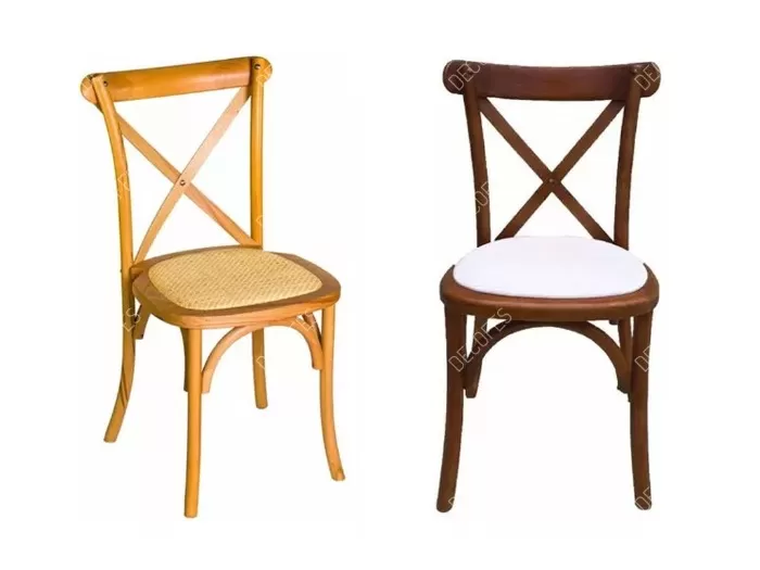 Chaises croisées pour événements Chaises croisées pour événements