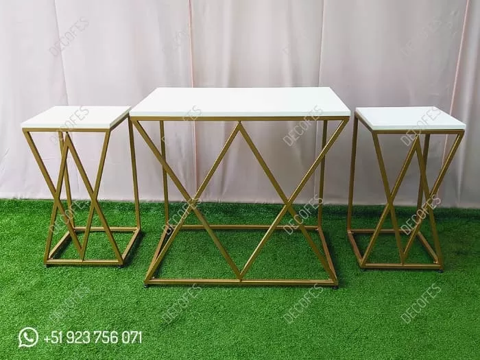 Diamond Table X3 - Tables for Children's Parties and Events