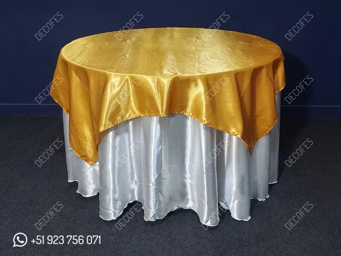 Estructura para Eventos Manteles para Mesa de Invitados