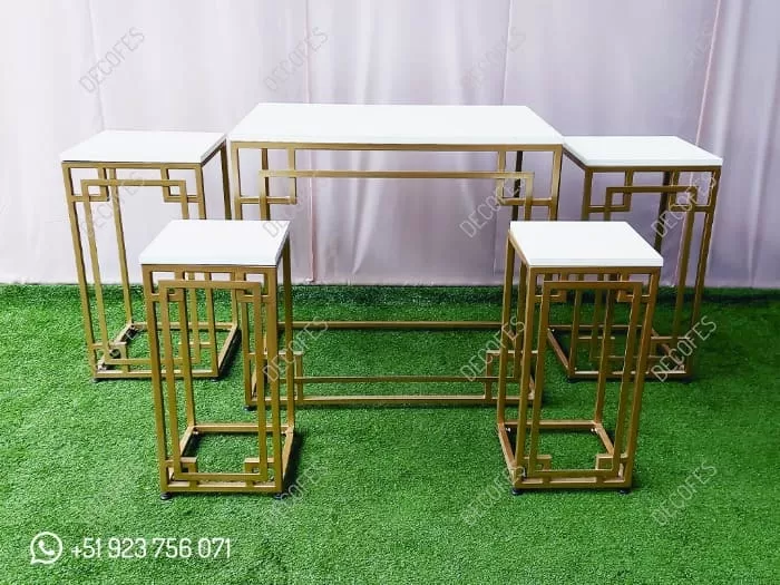 Mesa Romana X5 - Mesas para Fiestas Infantiles y Eventos