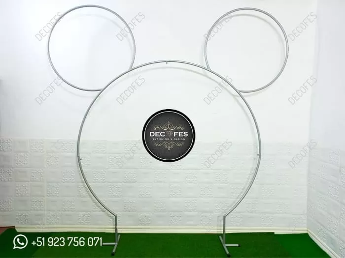 Structure for Events mickey hoop