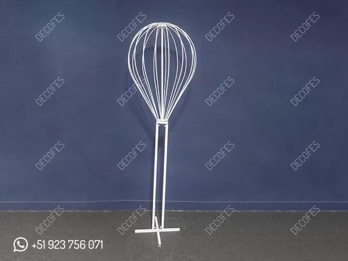 Artículos para Eventos Soporte de Fierro para Globos con Forma de Globo Aerostático