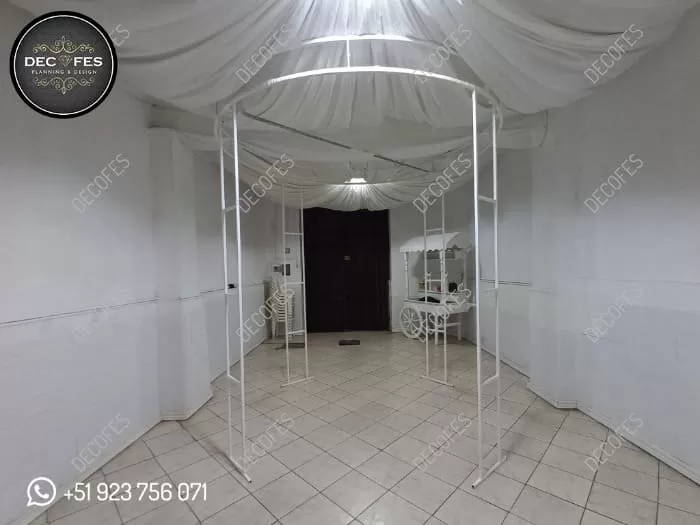 Estructura para Eventos Toldo Redondo para Altar